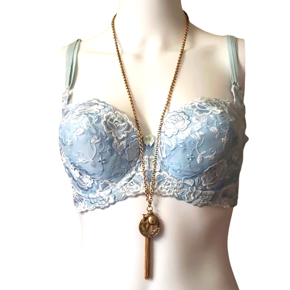 Antique Love Game Day Long Necklace Made of a Chain and Gold Pieces - Picture 1 of 12